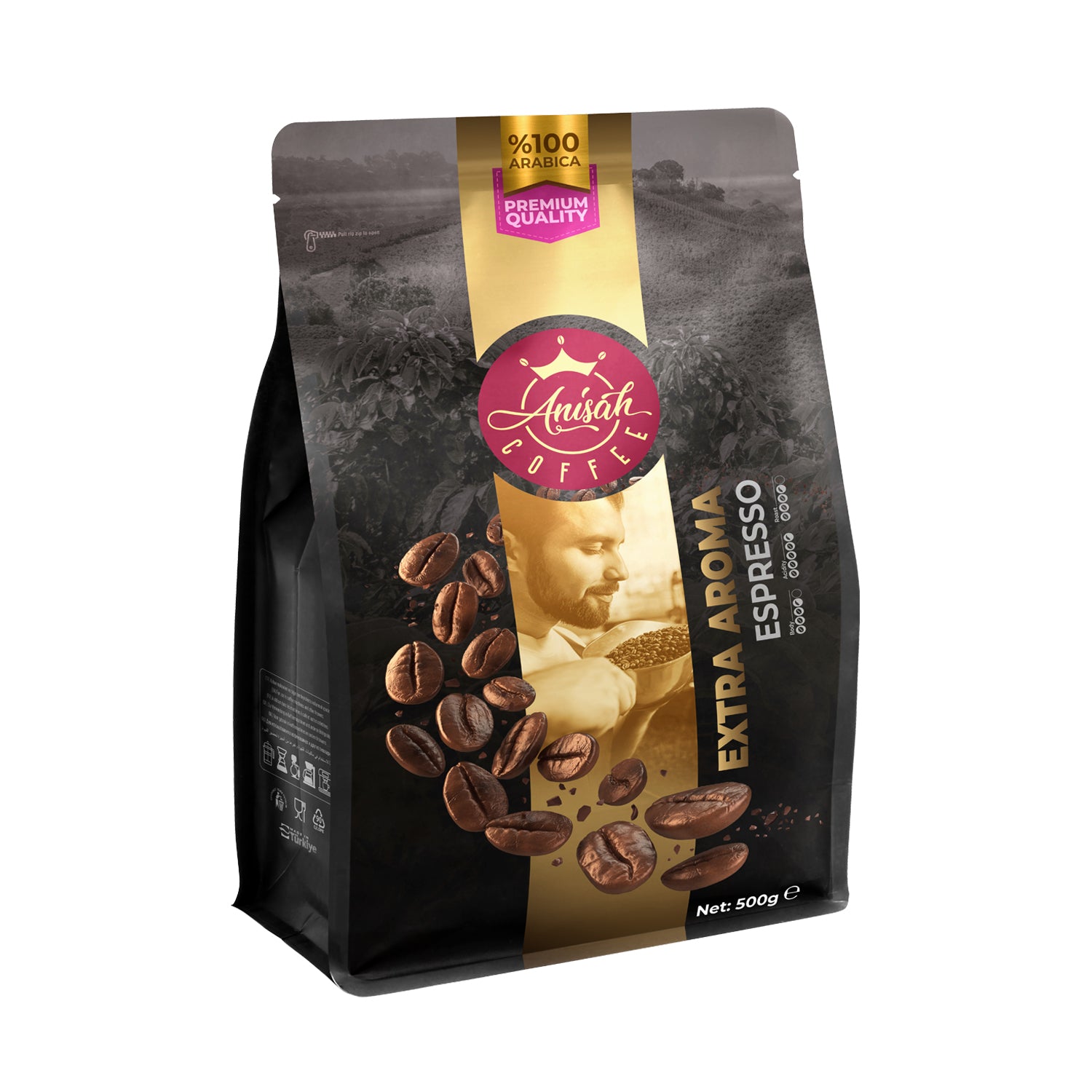 Extra Aroma Espresso Çekirdek Kahve | 500gr