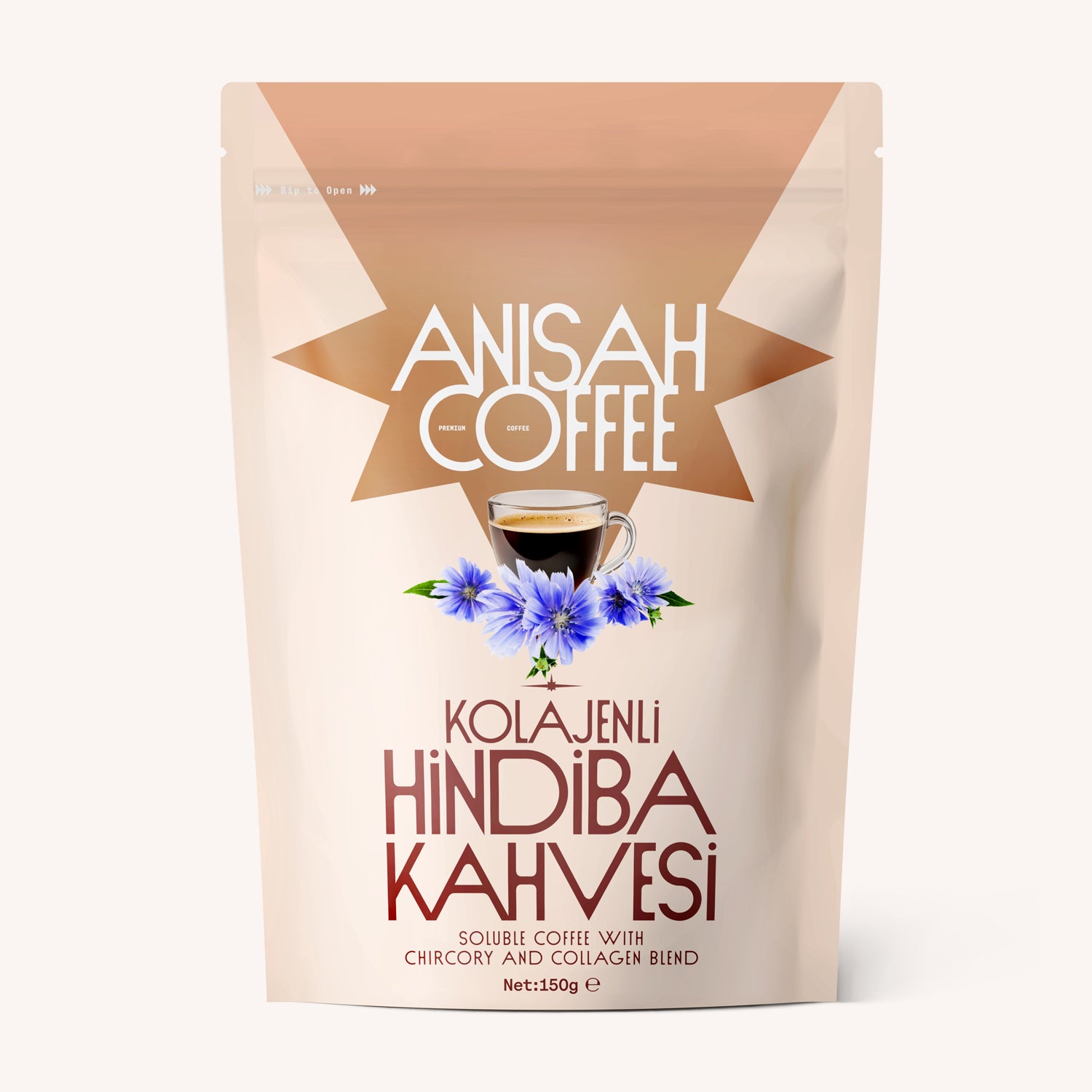 Anisah Coffee Kolajenli Hindiba Kahvesi 150 gr- Protein, Lif Kaynağı