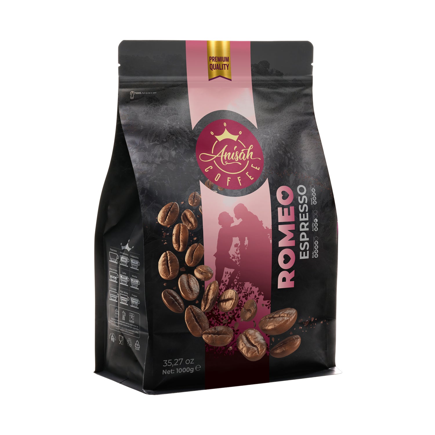 Romeo Espresso Çekirdek Kahve | 1000gr