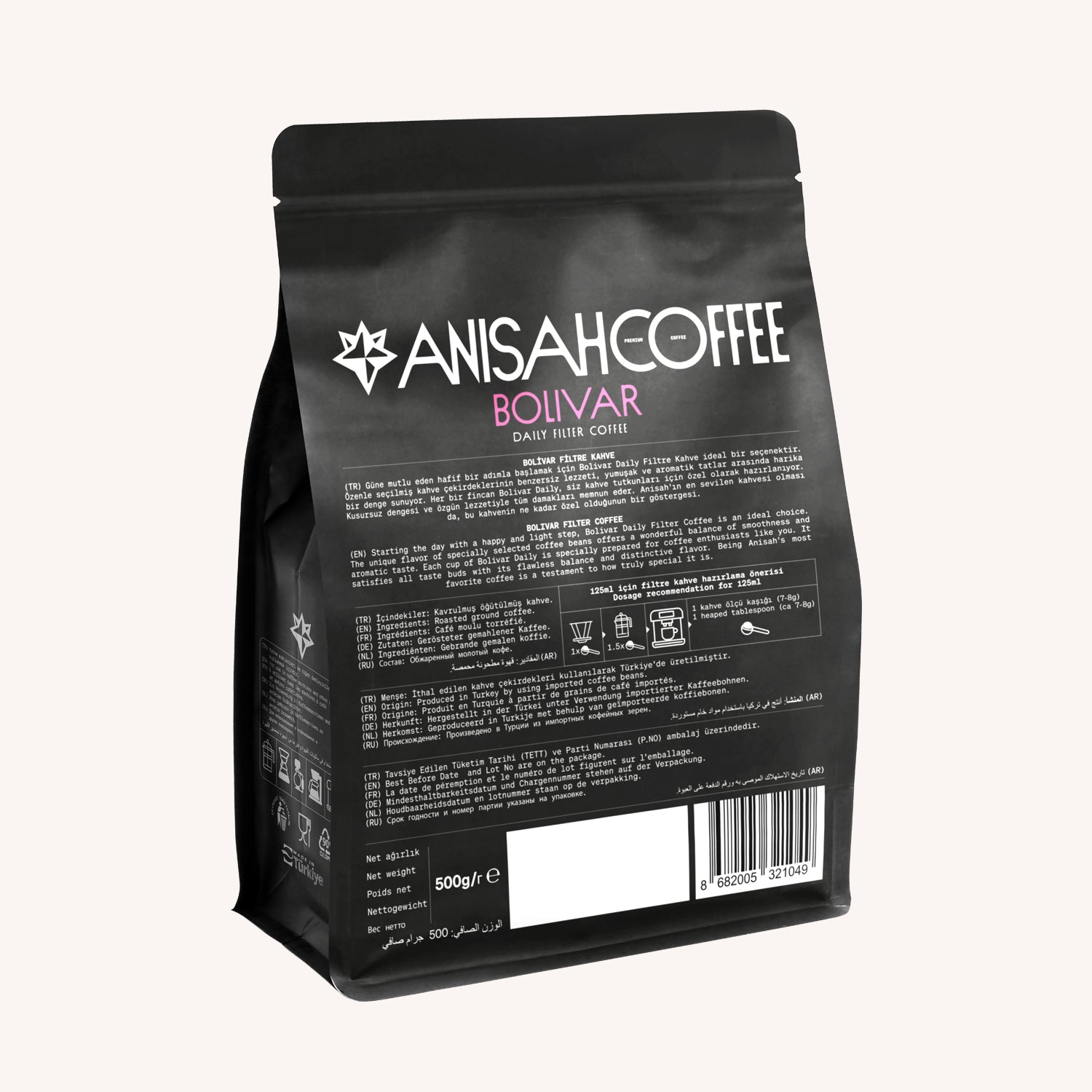 Bolivar Daily Filtre Kahve 500 Gr