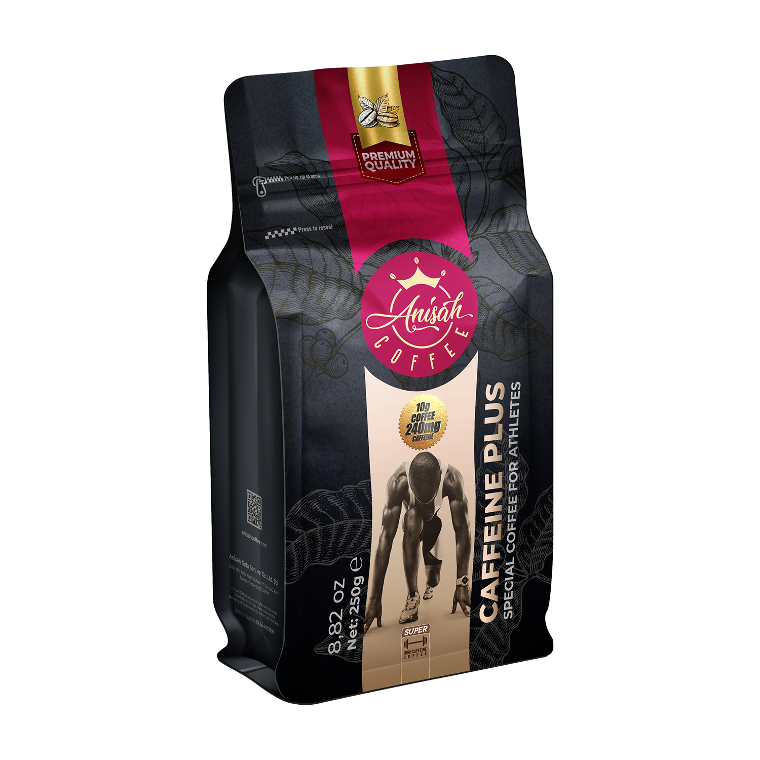 Caffeine Plus Yüksek Kafeinli Sporcu Kahvesi | 250gr