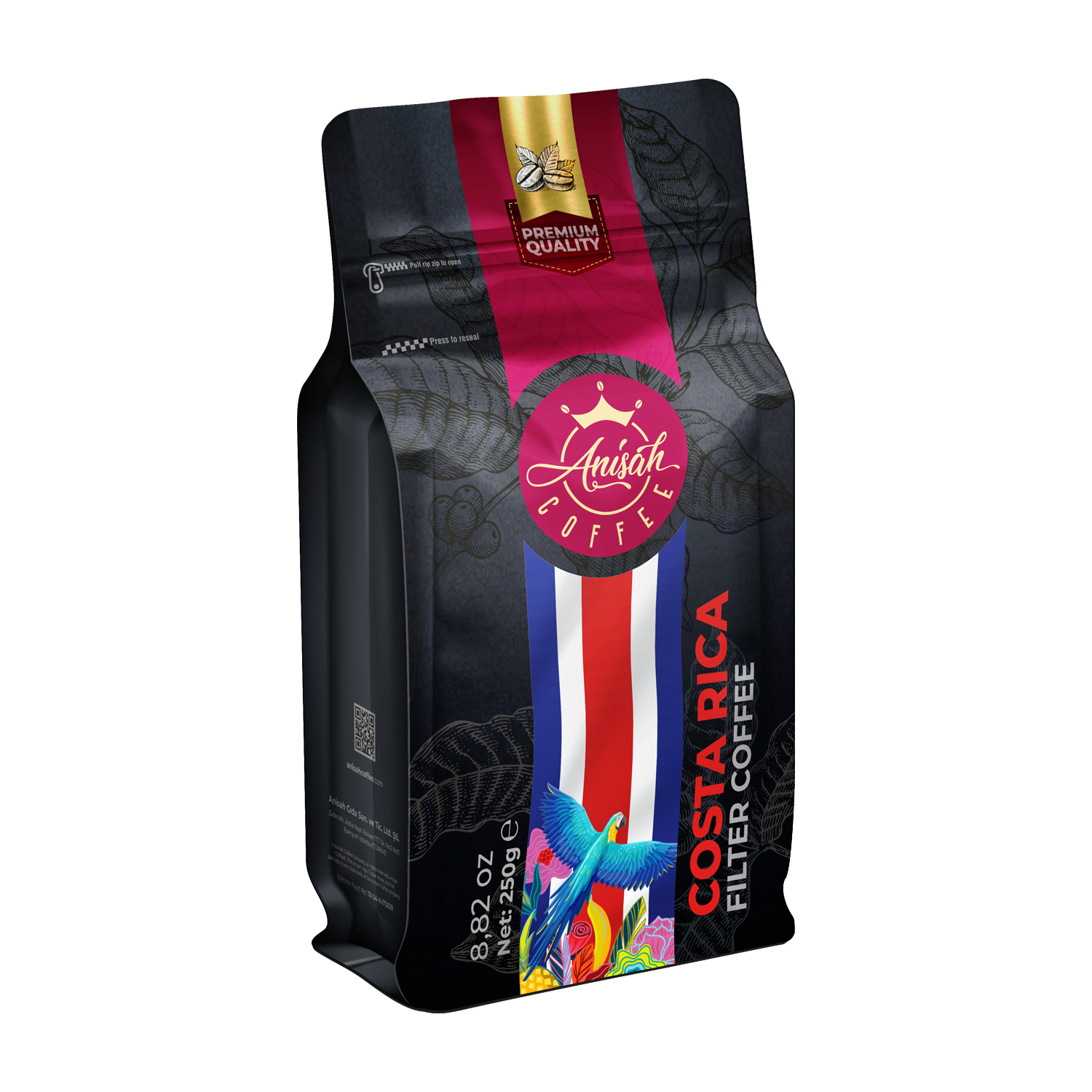 Costa Rica Filtre Kahve | 250gr | %100 Arabica | Medium Roast