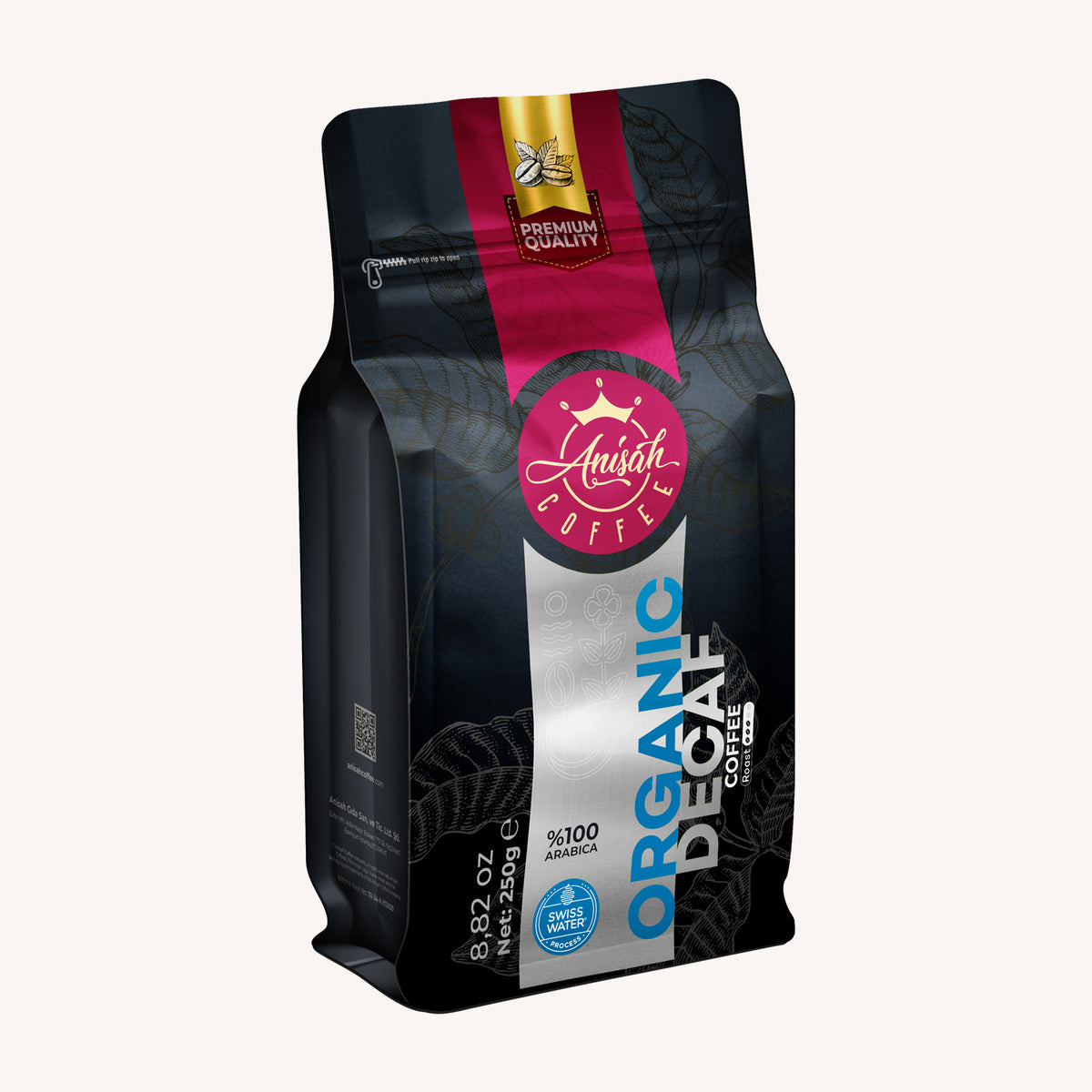 Organik Decaf Kafeinsiz Kahve 250 Gr