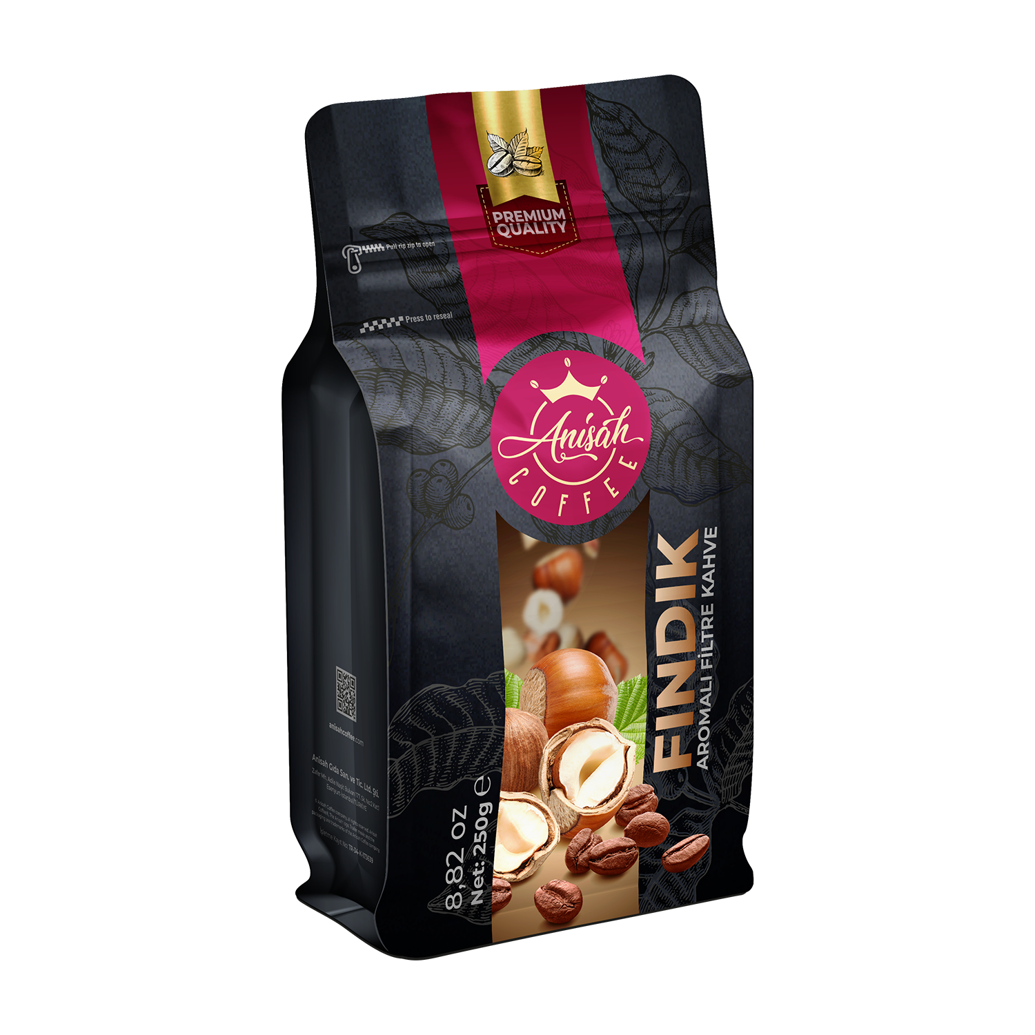 Fındık Aromalı Filtre Kahve | Öğütülmüş | 250gr