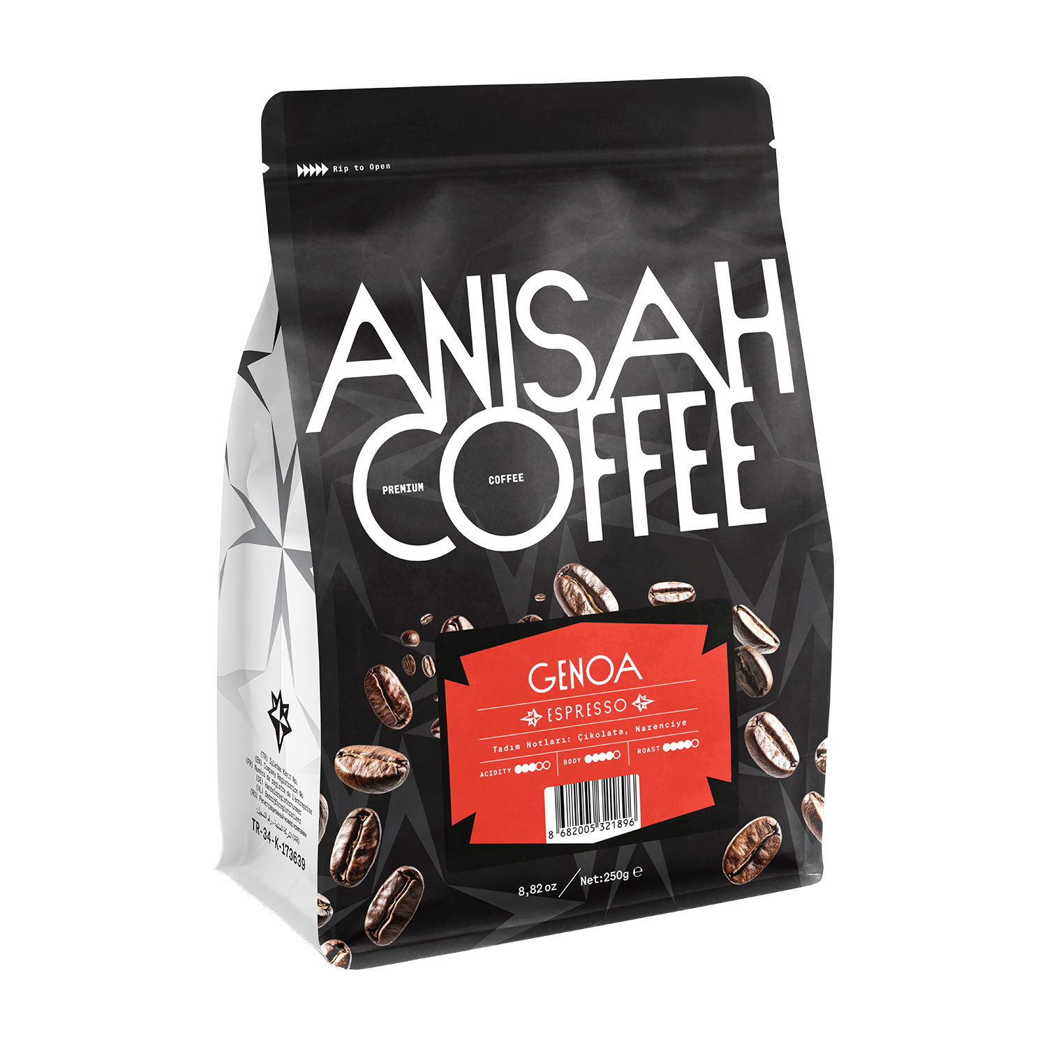 Genoa Espresso Çekirdek Kahve | 250gr
