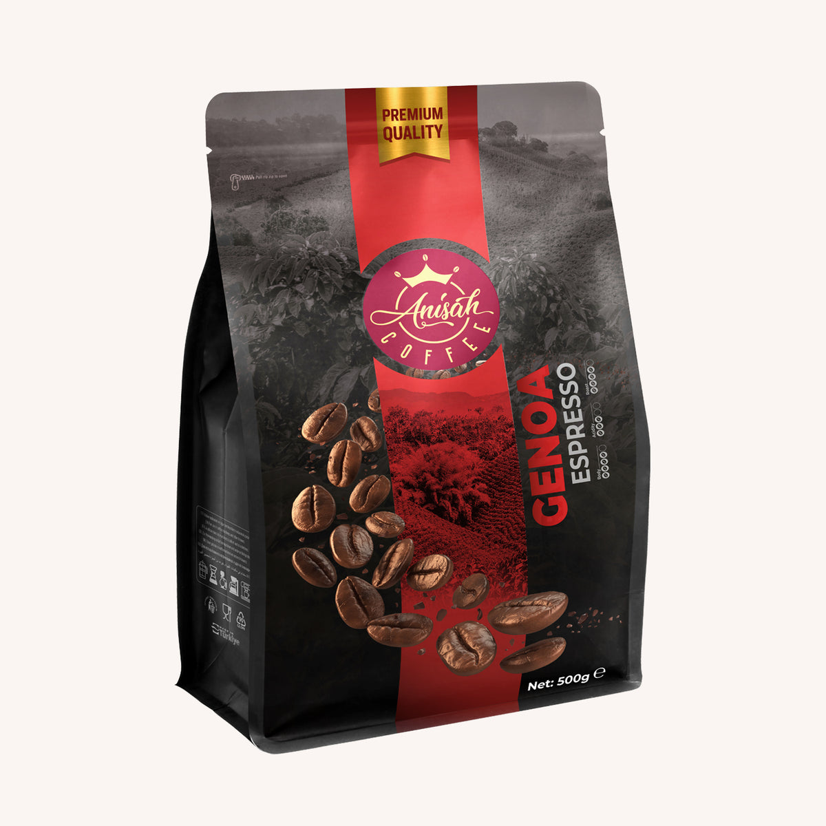 Genoa Espresso Çekirdek Kahve 500 Gr