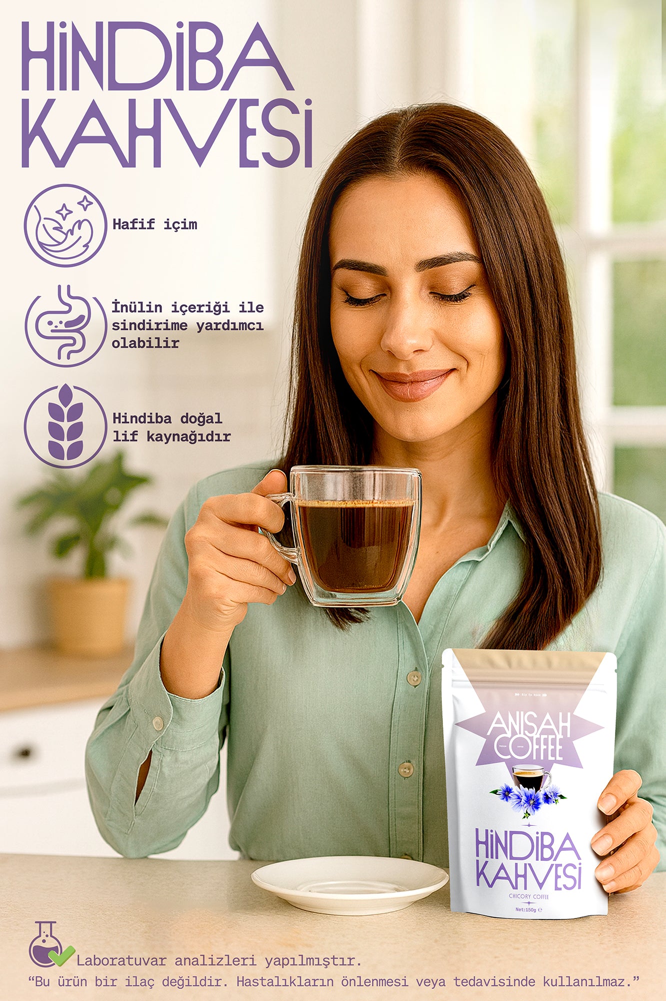 Anisah Coffee Prebiyotikli Hindiba Kahvesi 150g - Lif Kaynağı