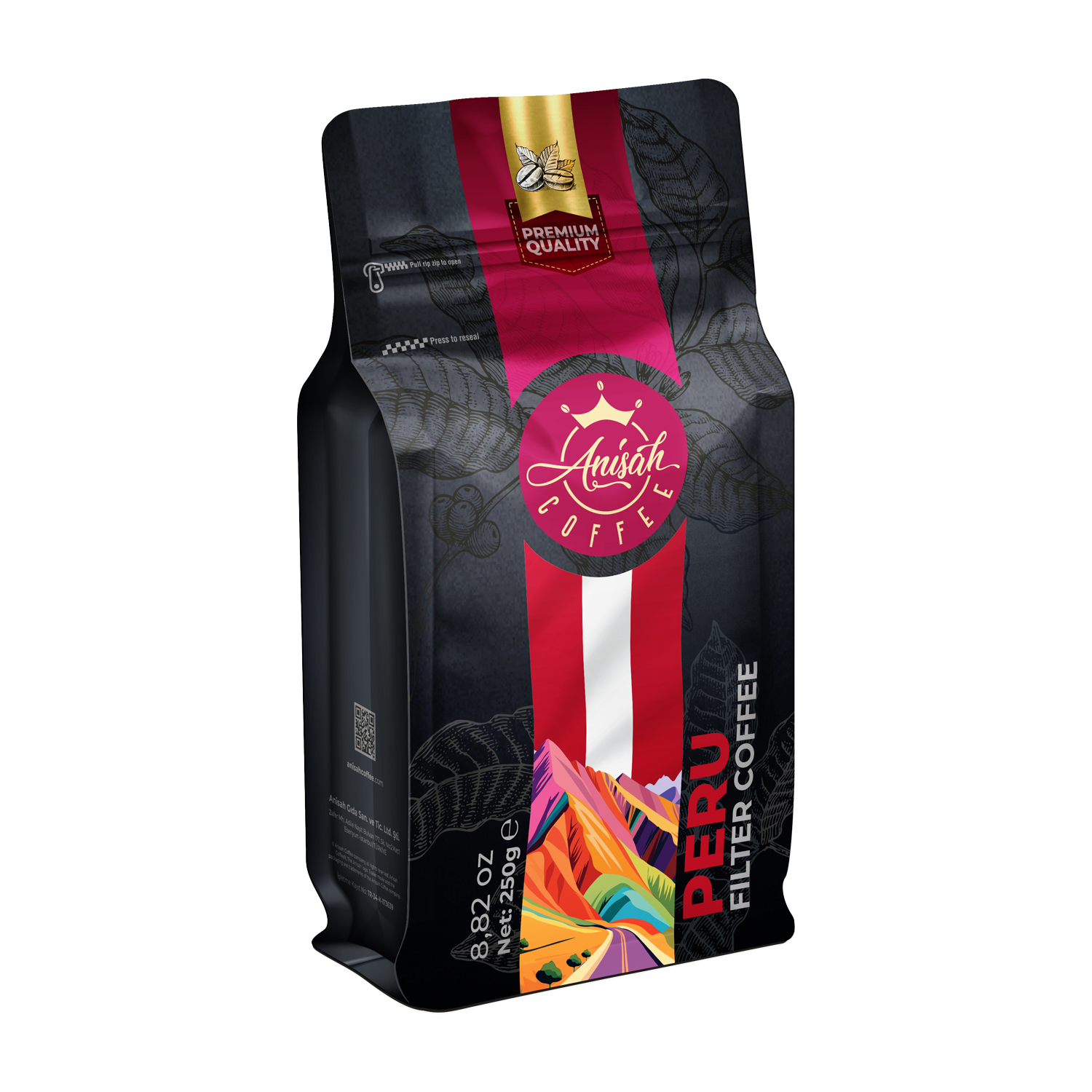 Peru Filtre Kahve | 250gr | %100 Arabica | Medium Roast