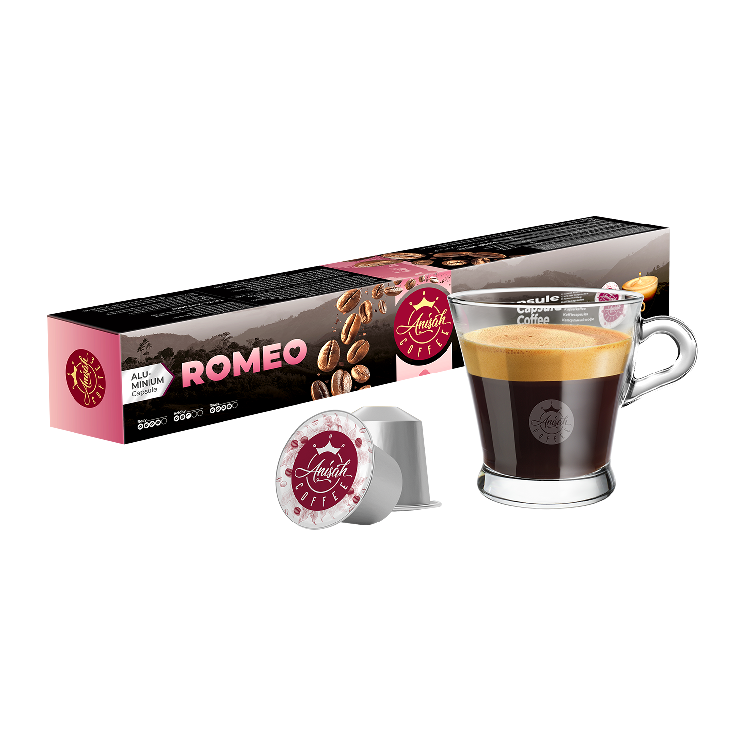 Romeo Kapsül Kahve | 10'lu | Nespresso Uyumlu | Alüminyum Kapsül