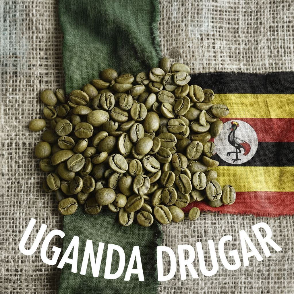 uganda drugar arabica yesil kahve cekirdegi